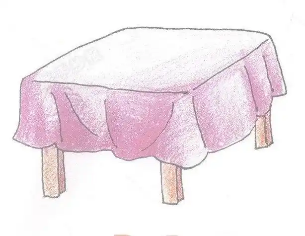 公主的桌子怎么画简笔画