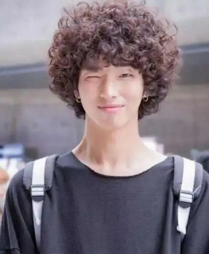 男生爆炸烫头发造型百变帅酷流行男士爆炸头发型