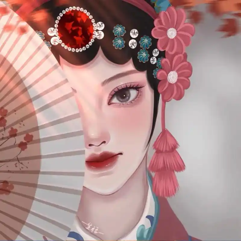 戏曲风头像|待上浓妆戏一场,谁人台上谁人观?