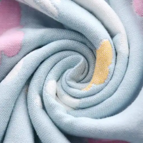 诺福佳 6层纱布毛巾大人用纯棉洗脸男女柔软吸水不掉毛小毛巾方巾儿童