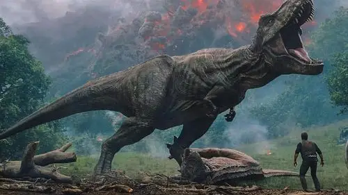 《侏罗纪》系列主角26年后聚首,人都老了,霸王龙老太太还威