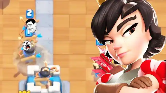 公主你的神走位技能为啥没了?《皇室战争》趣味集锦