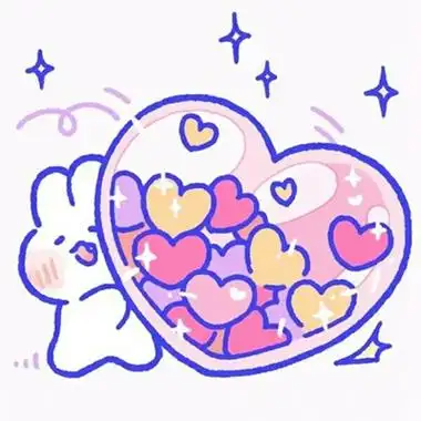 可爱q版兔子萌图手绘头像