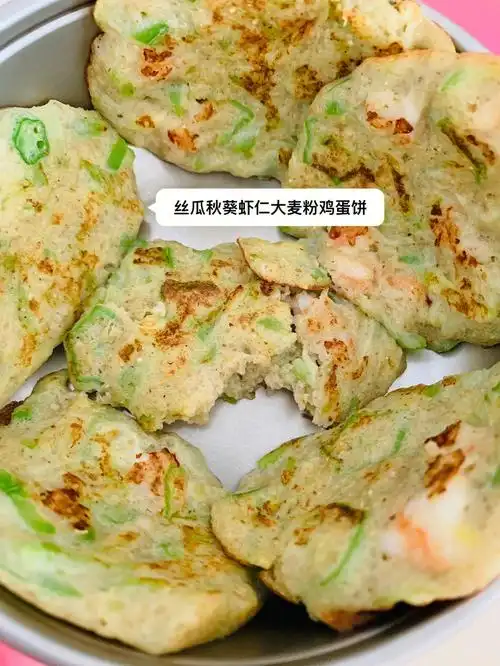 宝宝辅食之万能小饼丝瓜饼