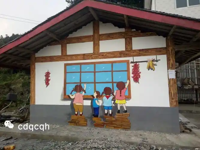 新农村文化墙 墙绘