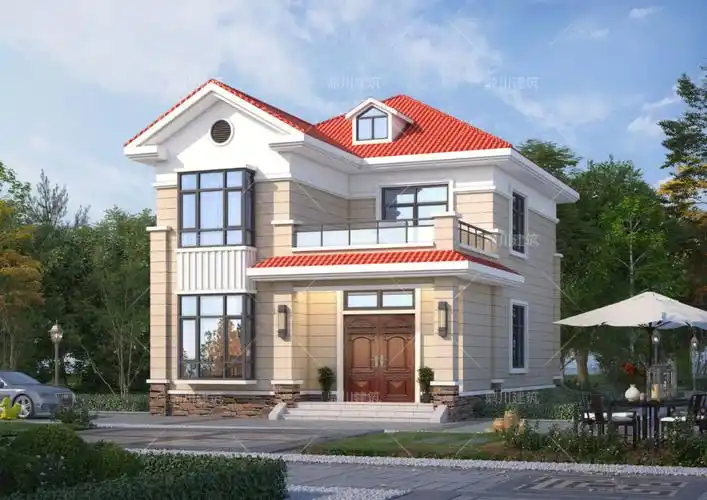 主体造价21w二层实用小别墅漂亮耐看超赞