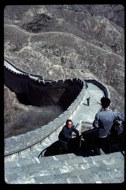 长城,1977年.