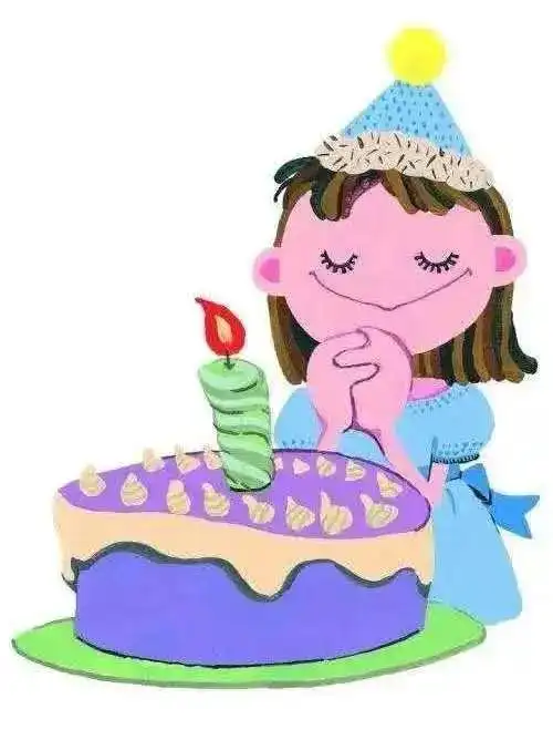 幸运的你明天一定会更好         唱响生日歌,许下美好的愿望