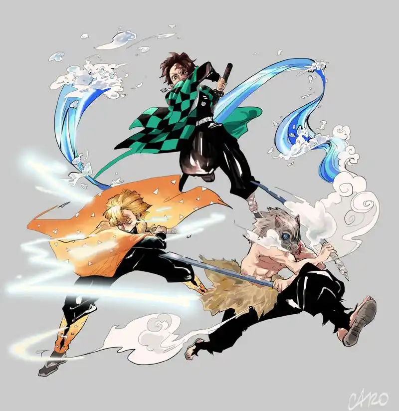 鬼灭之刃# 三小只 tum:a-zebra-was-here