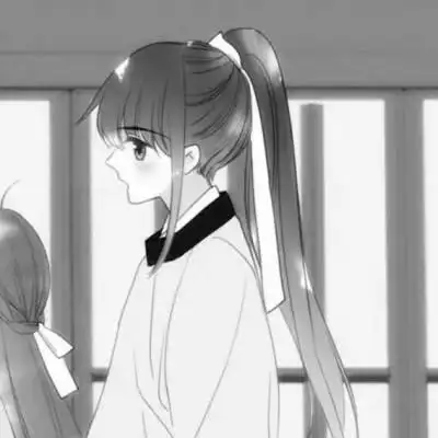 古风情侣头像黑白侠客高清图片