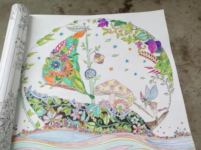 童话梦境,填色,配色