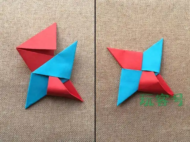 手工飞镖的折法,趣味折纸——飞镖的折法(儿童玩具折纸详细图解)