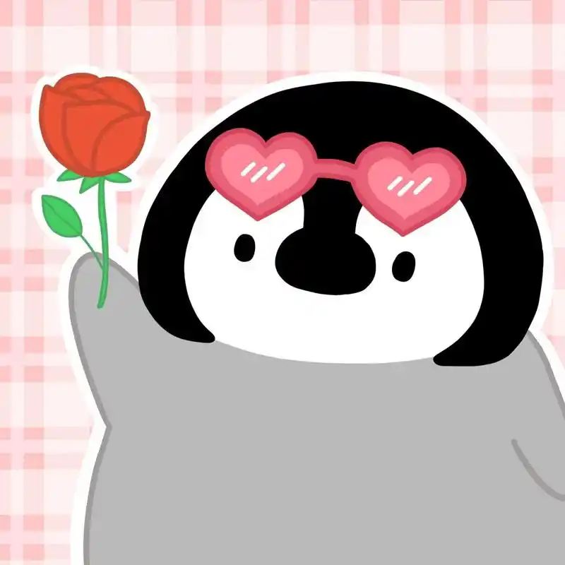 七夕节小企鹅情侣头像 一起来过七夕吧