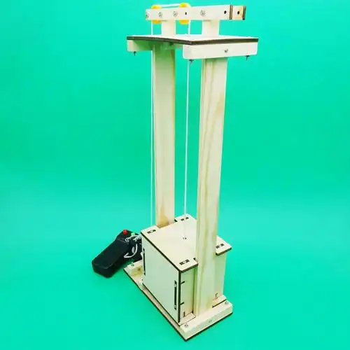 电梯模型手工手工制制作亲子diy材料科学实验小发明其他手工制作