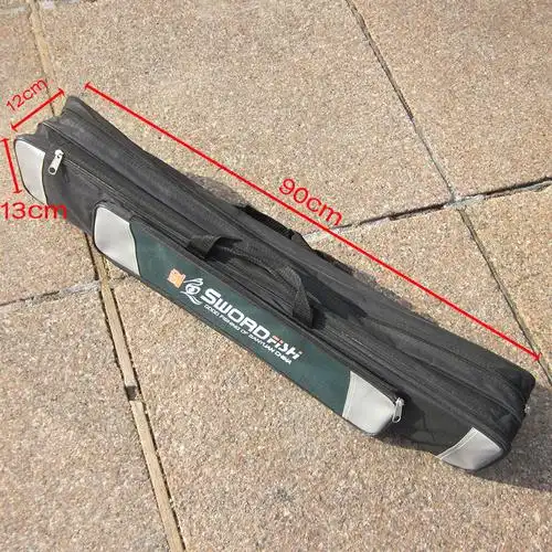 【70/80/90cm两层渔具包】 双层鱼竿包 钓鱼包 批发竿包 渔具