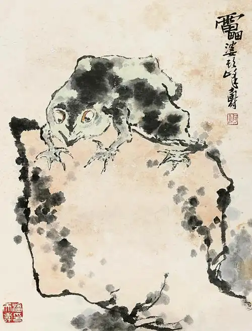 【金蟾 镜片 设色纸本】拍卖品_图片_价格_鉴赏_绘画_雅昌艺术品拍卖