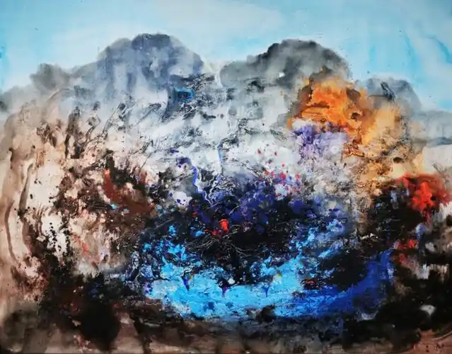 湘江楚地坠异彩读张岚芊中国意象系列画作