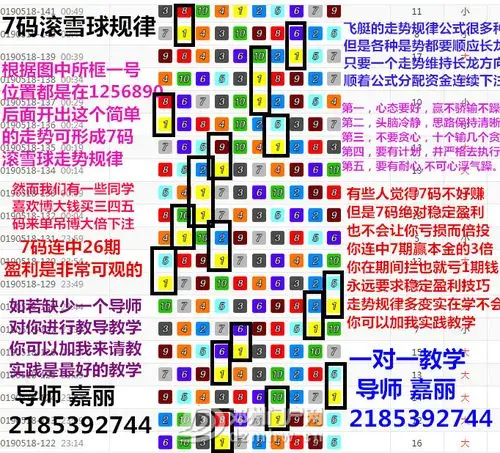 揭秘《幸运飞艇7码滚雪球计划表图》一些实战公式经验分享