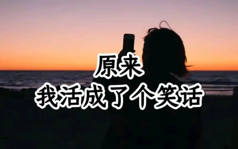 原来我活成了个笑话