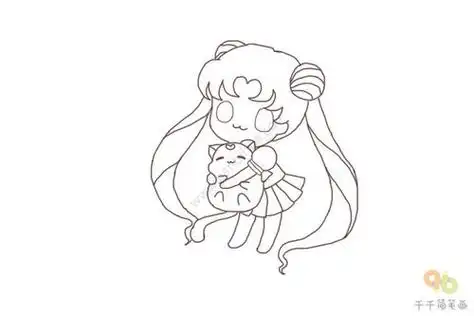 少女简笔画少女简笔画简单又漂亮