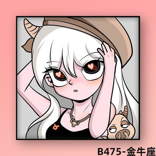 十二星座女孩数字油画丙烯画手工diy填充手绘填 金牛座 30*30内框 l