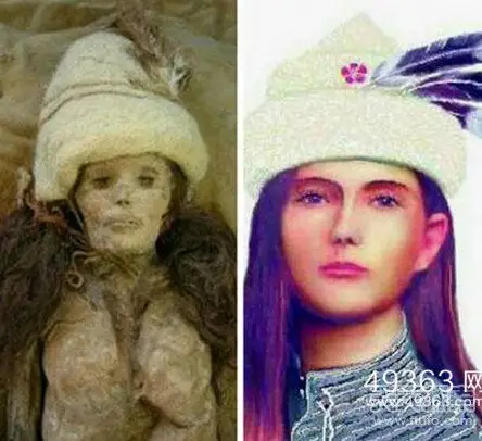 香妃复原图:通过头骨照片复原香妃容貌(6)