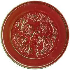 钧瓷工艺品(龙凤盘)-爱企查