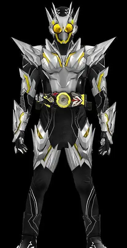 假面骑士01粉丝自创过渡形态金属簇蝗虫和燃烧猎鹰帅气度爆表