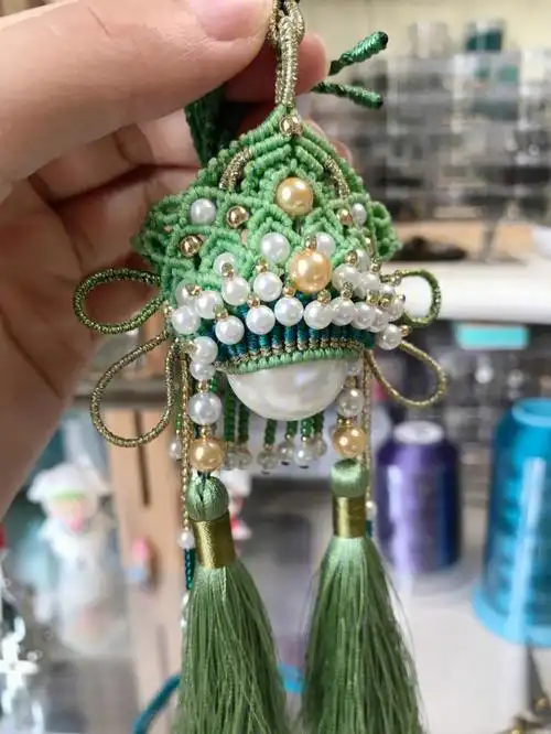 diy手工编绳花嫁系列之刀马旦