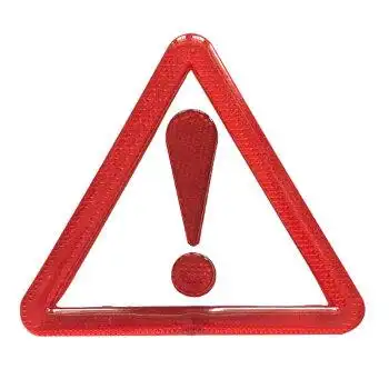 三角架警示牌 车载反光三角架 交通安全故障三脚架 普通款 感叹号 30*