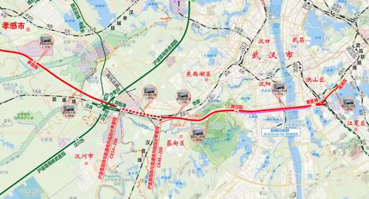 最新进展武汉西武高铁环评首次公示线路同步曝光