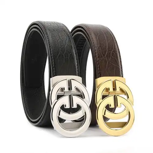 奢侈品男士皮带官方旗舰店百兹酷奇3.5自动扣男士新款腰腰带男款