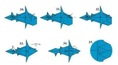 折纸立体鲨鱼大全图片大全图片大全图片搜索