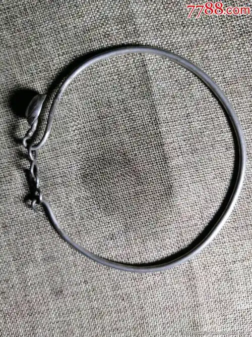 清代老银项圈一个