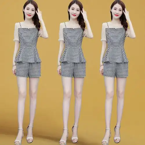 套装短衣短裤女装