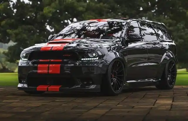 道奇杜兰戈srt版改装brutus宽体套件渲染设计图曝光