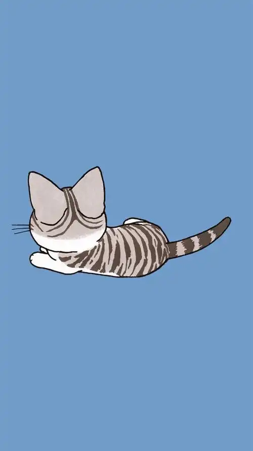 可爱美女,卡通,动物,可爱,卡通,小猫,动物,起司猫,手机壁纸可爱卡通