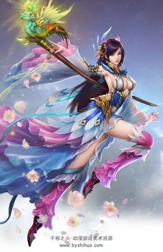 国风中式角色美女古风cg插画原画游戏动漫高清手机电脑壁纸百度云538p