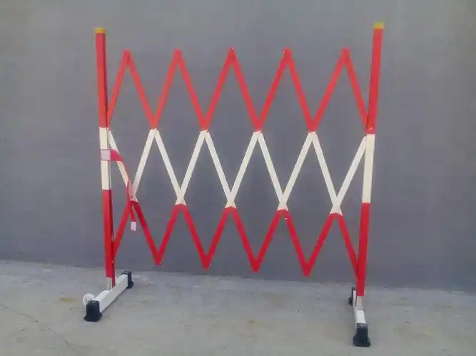 杰安达电力供应电力安全围栏1135m玻璃钢绝缘可伸缩防护围栏片状可