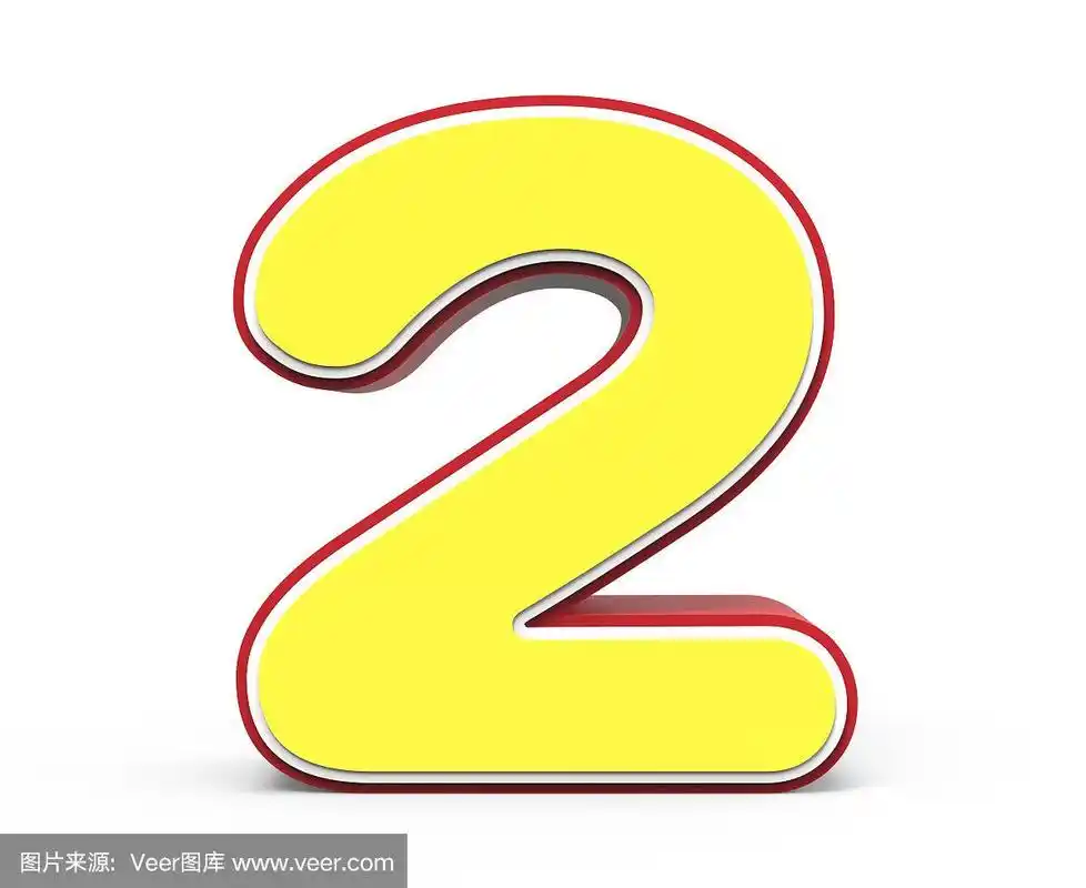 黄色,数字2,艺术,水平画幅,高视角