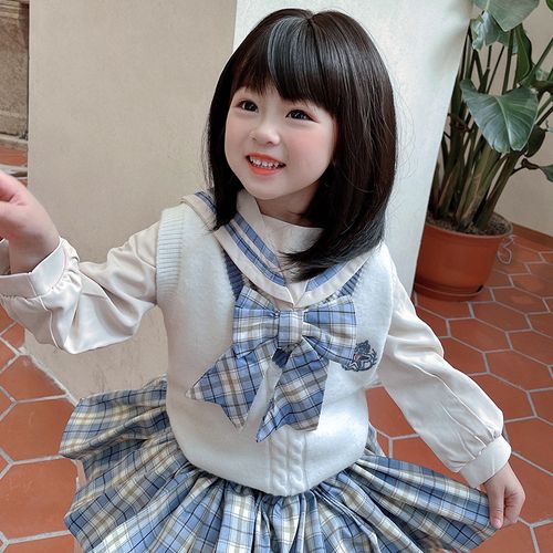 刘海内仿真短发海内全头公主发套女童bobo宝宝假发