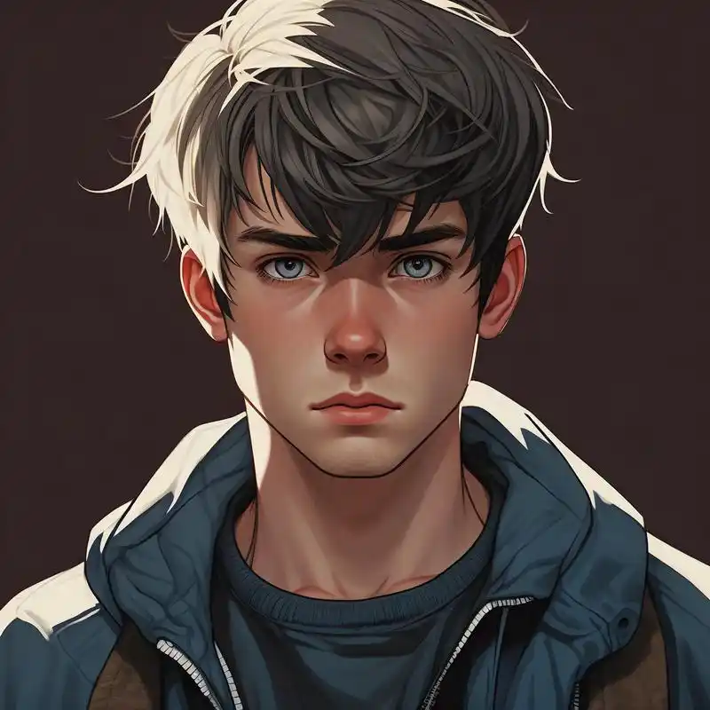 96 美式漫画风男生头像 90