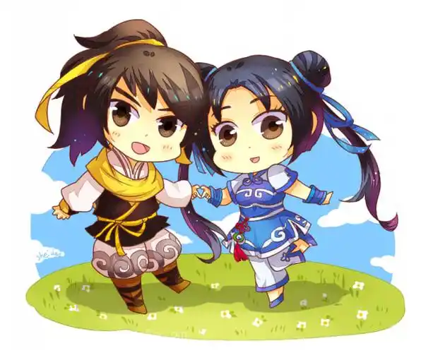 仙剑奇侠传#李逍遥#赵灵儿# cr:雪糕蓝莓味