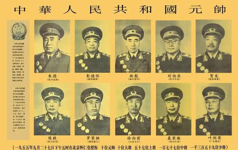 十大元帅.