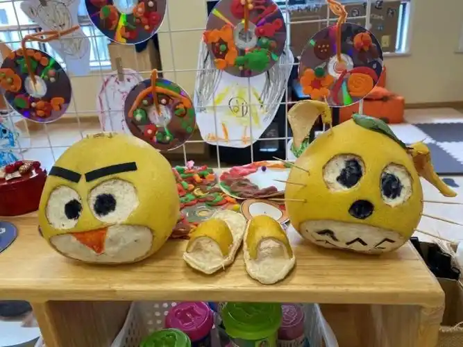 柚子大变身,宝贝们创意十足.