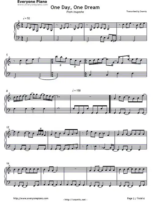 one day one dream-犬夜叉op5