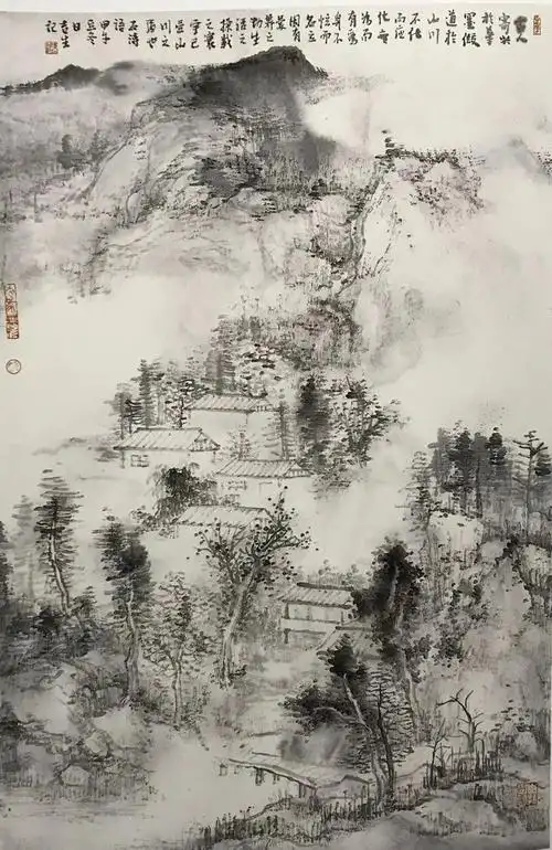 情融墨彩师法自然陈吉生中国山水画艺术微探