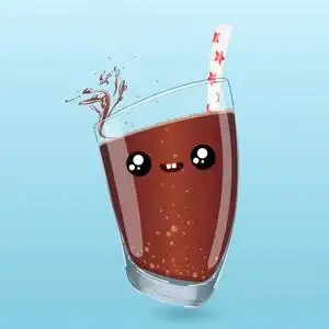 卡通汽水图片