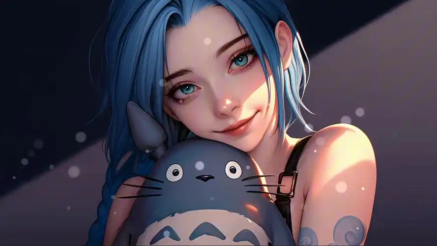 梦幻联动《金克丝与龙猫2》第68期wallpaper动态壁纸分享