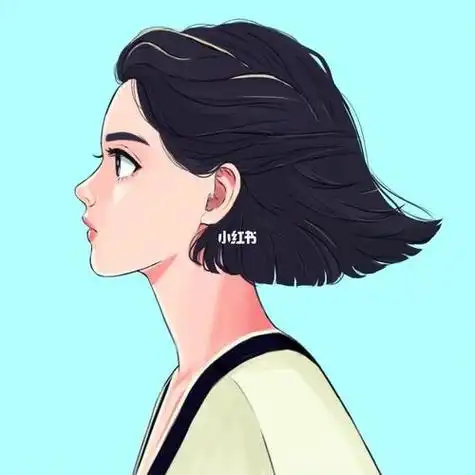 侧面插画女头像图片 女生头像图片大全 -【爱个性】